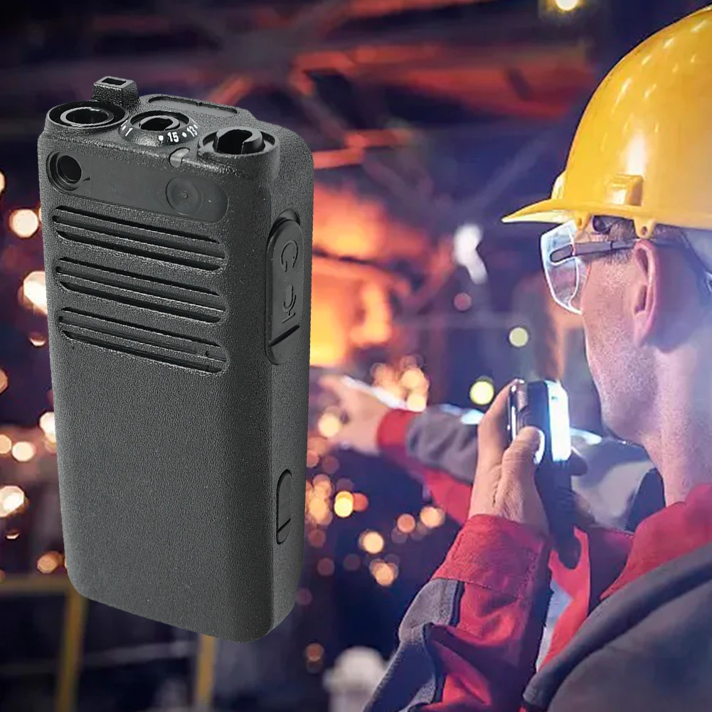 Передняя крышка корпуса комплект для ремонта радиоприемника черный корпус сменный ремонтный комплект рации для Motorola XIR C1200 DEP250