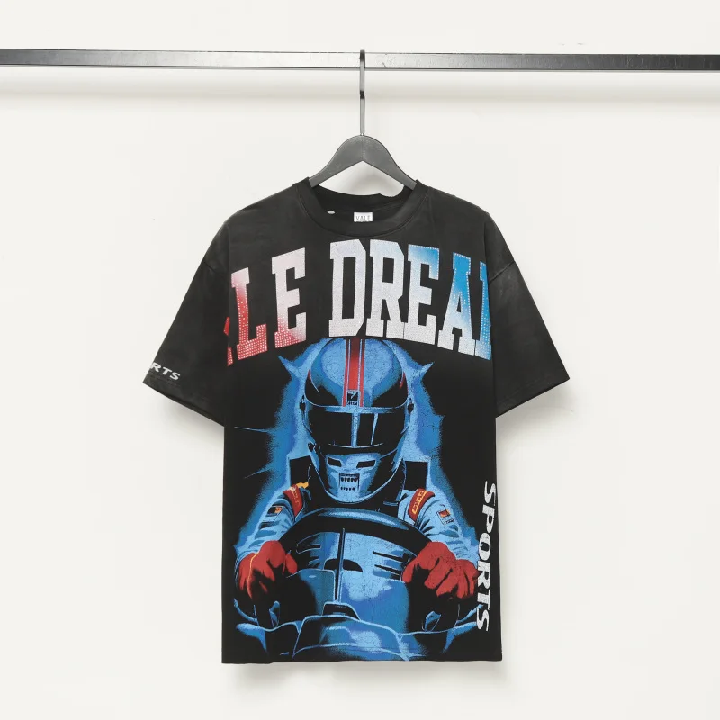 

Винтажная футболка Washed Valley, летние футболки с круглым вырезом и короткими рукавами для мужчин и женщин, свободные хлопковые топы высокого качества, футболки