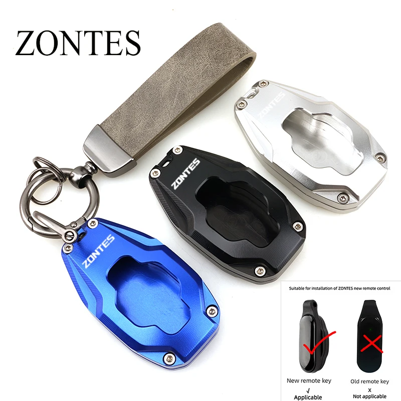 Защитный чехол для ключа из алюминия с ЧПУ для мотоциклов ZONTES 703F, 703 RR, 150X, 368 G, D, M, E, K (2024, 2025, 2026)