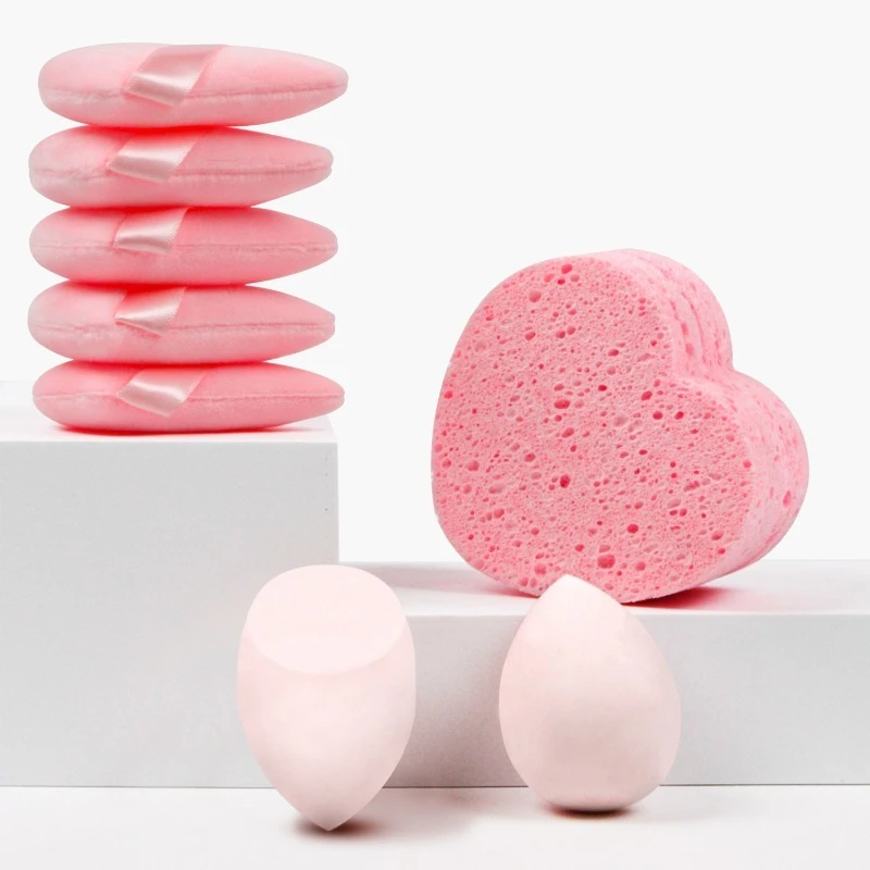 3-in-1 Face Cleaning Sponge Pad Exfoliator Mask Facial SPA Massage Makeup Removal Thicker Compress Natural Cellulose Reusable