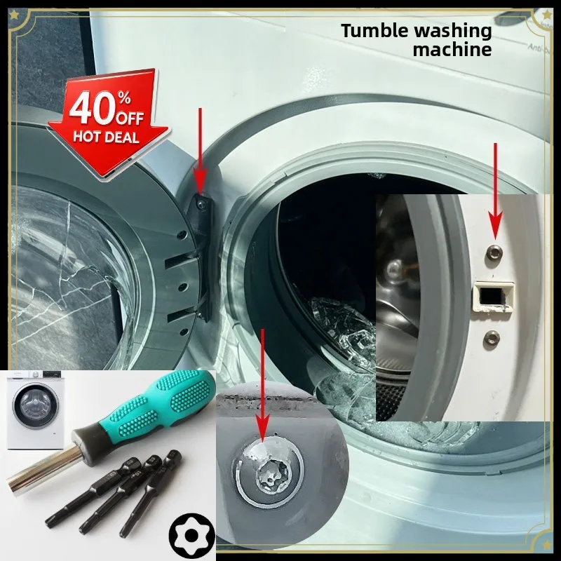 Drum washing machine removal tool roll drying bucket screwdriver supplied by the manufacturer in 2026