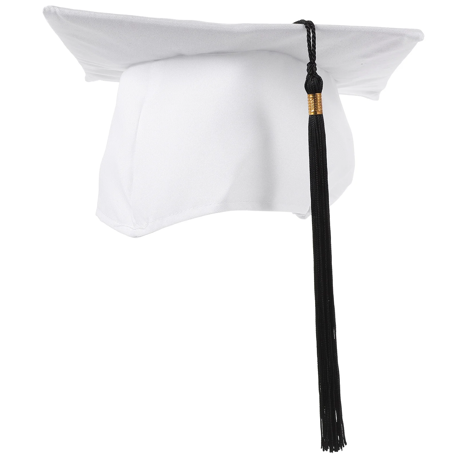 

1pc Graduation Cap Polyester Wide Brim Elastic Design For College Ceremony Party Photo Prop Decor Craft Grad Hats Party Favors