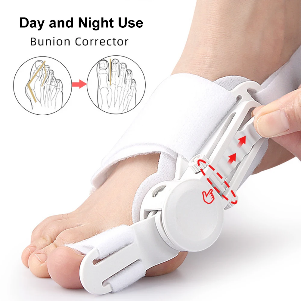 Hallux Valgus Bunion Corrector Big Toe Separatorfinger Straightener Orthopedic Adjustable Foot Toe Corrector Posture Braces