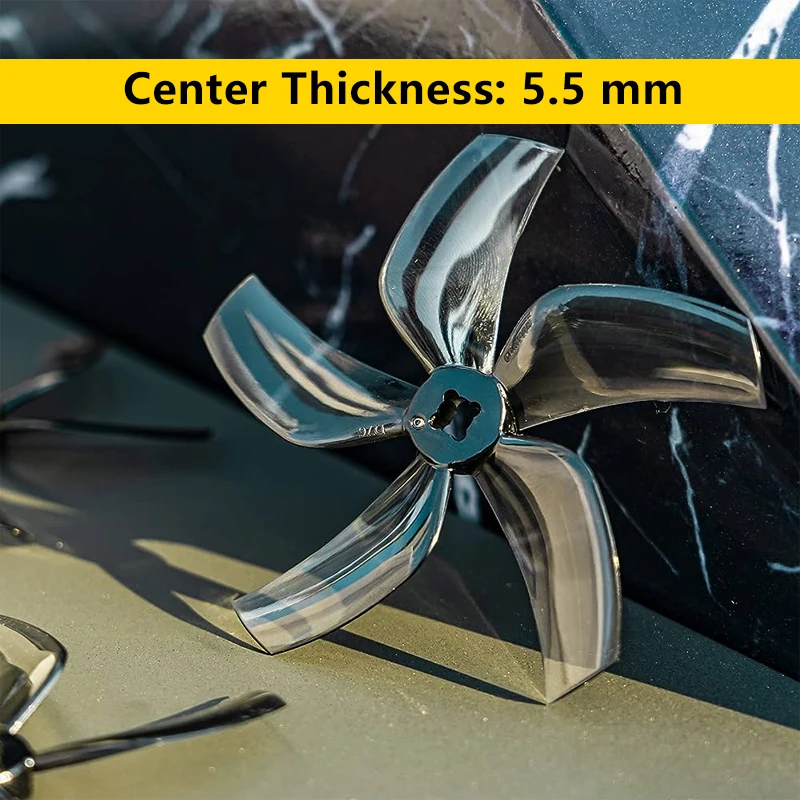 GEMFAN-D76 5-بليد مجاري الهواء بدون طيار كوادكوبتر المروحة ، CW و CCW الدعائم ل RC FPV حرة CinewhoopDucted الطائرة بدون طيار ، 3 في ، 76 مللي متر ، 10 أزواج ، 12 أزواج #4