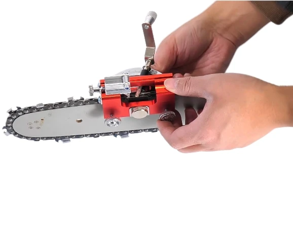 Free Adjustable Angle Portable Chain Grinding Tool,Dual-purpose Manual and Electric Chain Grinding Tool