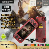 Retroid Pocket 4 Pro Retro Handheld Game RP4 Video Player Console 4.7 Inch Screen 8G+128G Android 13 Bluetooth 512G PSP PS2 3DS