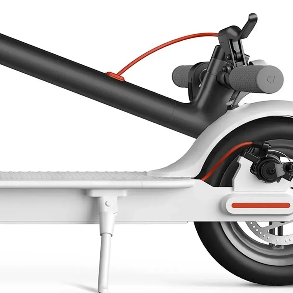 Suporte de pé de metal scooter elétrico suporte de pé scooter elétrico kickstand alongar 1 pçs preto/branco novo