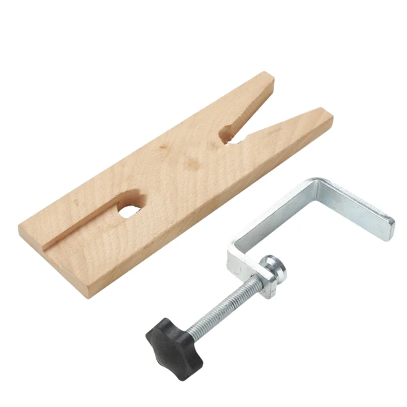 AT02-Professional V Slot Bench Pin Clamp, Essential Work Holding Tool For Jewelry Making And Watch Repair