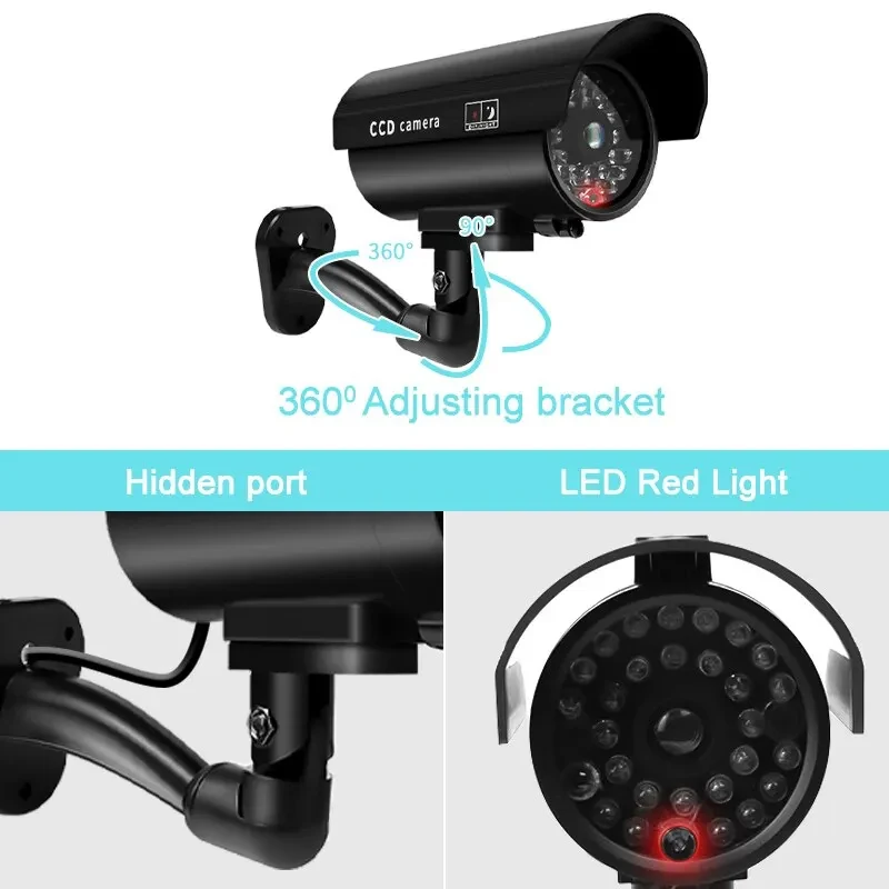 The New 1PC Virtual Security Camera Monitors The Indoor And Outdoor Fake Closed-Circuit Television Monitoring System, And The Re