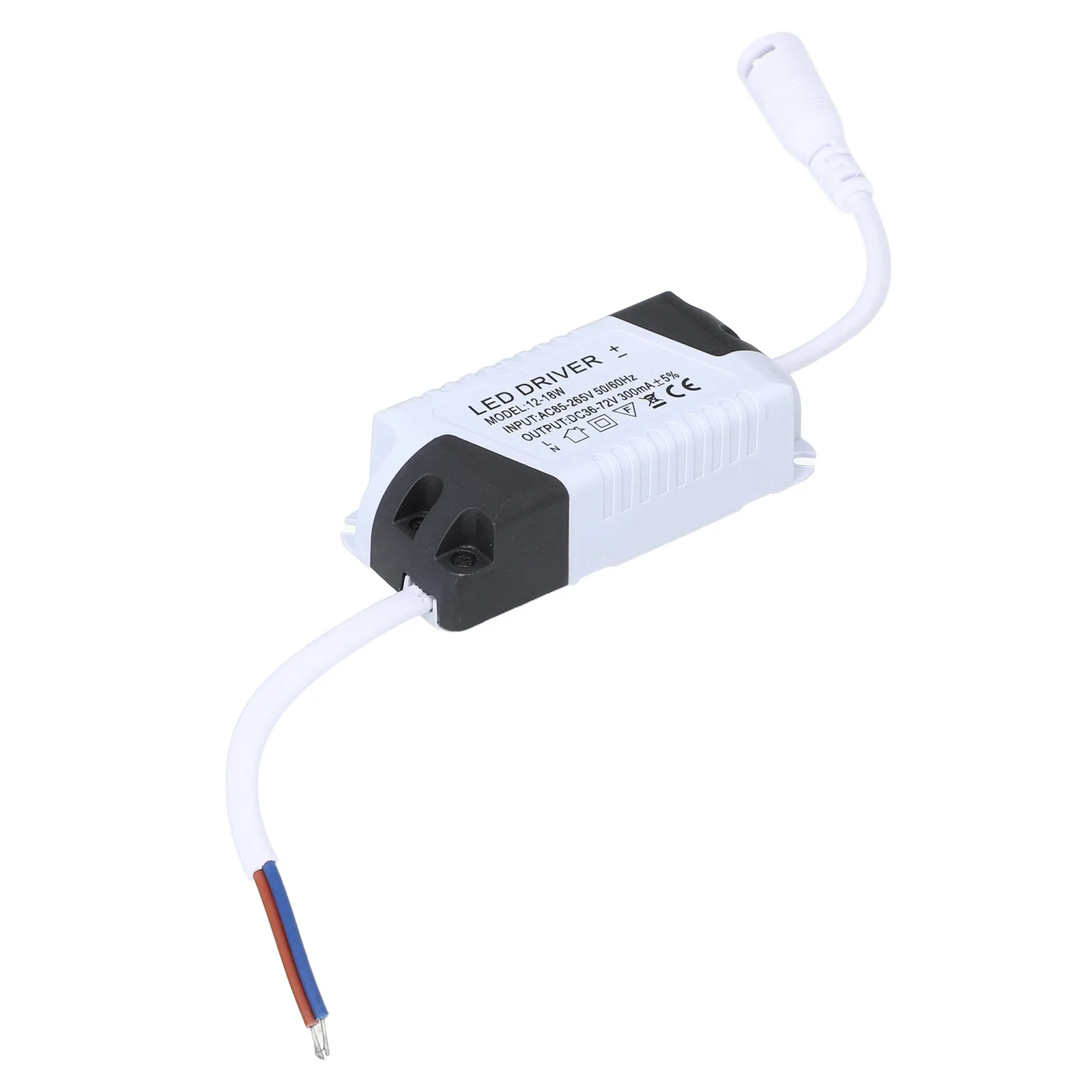 LED Power Supply 12-18W 36V-63V Constant Voltage LED Driver with Short-Circuit Over-Current Over-Voltage Protection for Kitchen