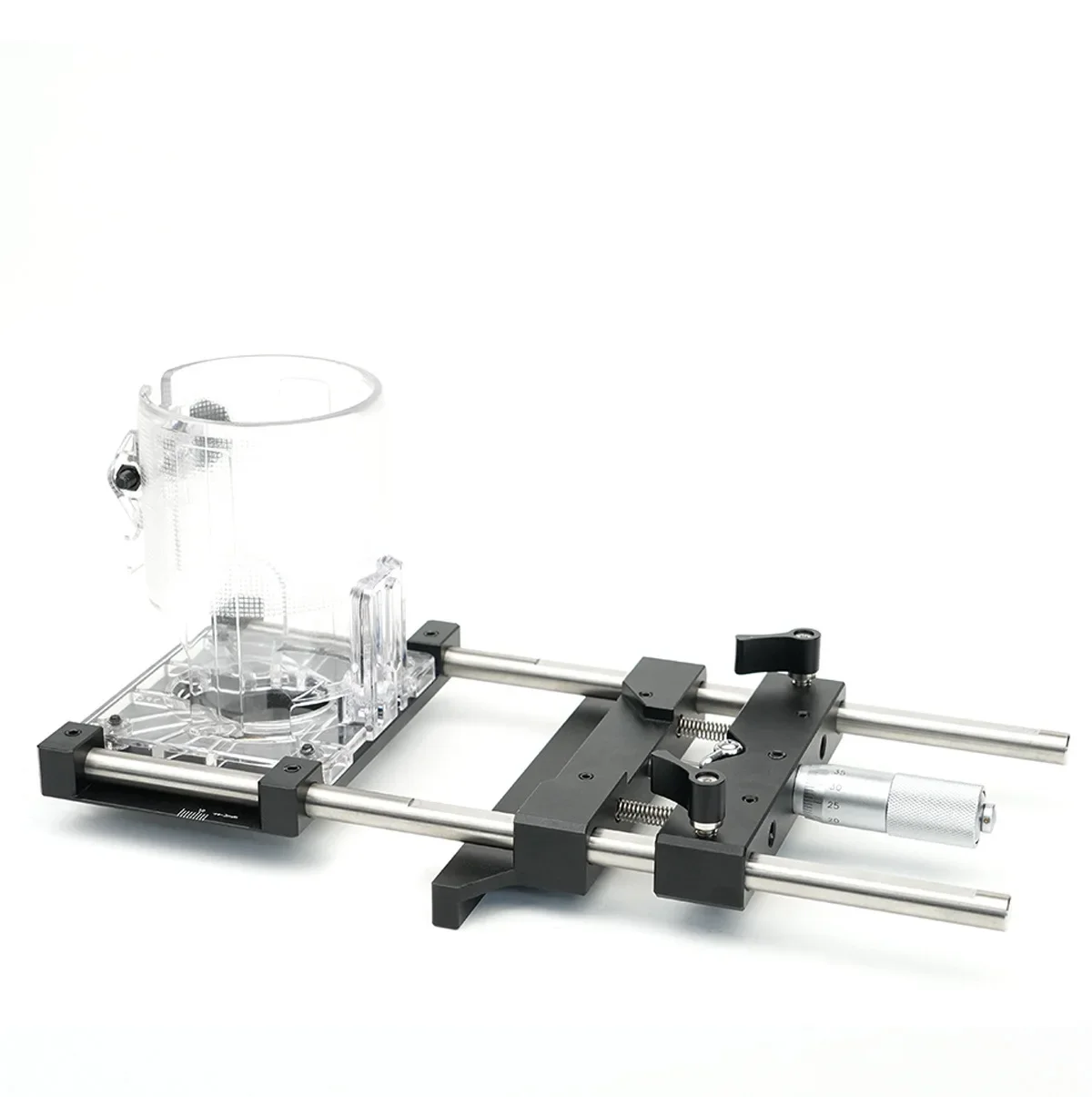 Trimming Machine Fine Adjustment Backing Slotting Woodworking Tool Backing Ruler Linear Guide Suitable for 65mm Trimming Machine