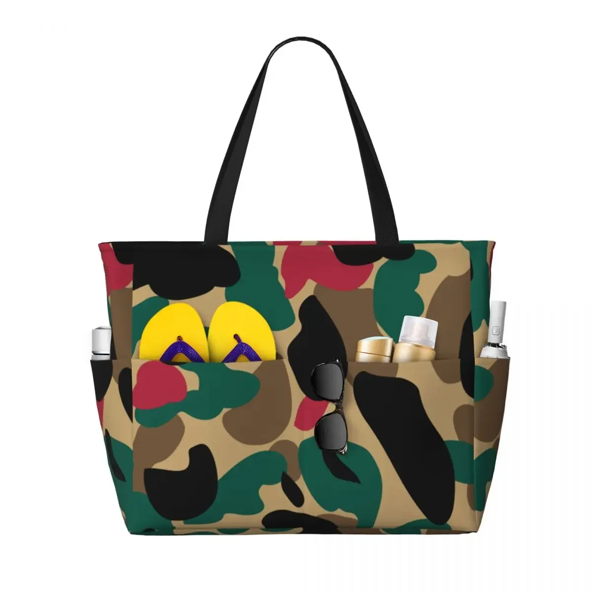 APE-Bape Large Summer Beach Bag Ideal for Beach, Travel, & Camping