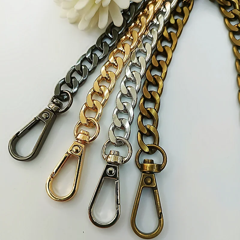 40/120cm Metal Aluminum Replacement Bag Chain Women Shoulder Strap for Bags Replace Crossbody Chain Bag Accessories