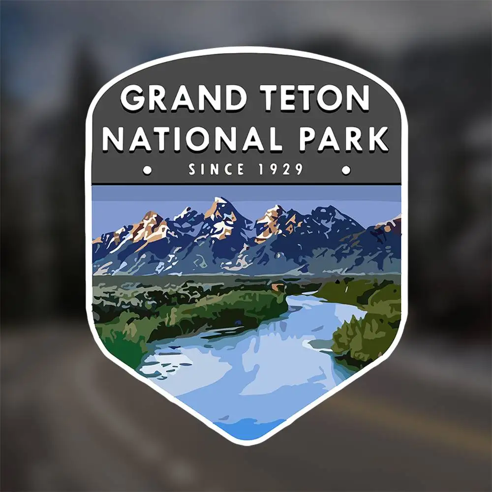 National Park 2 Car Stickers For Laptop Water Bottle Macbooks Car Truck Van Suv M Waterproof Stickers For Decorating Car Windows