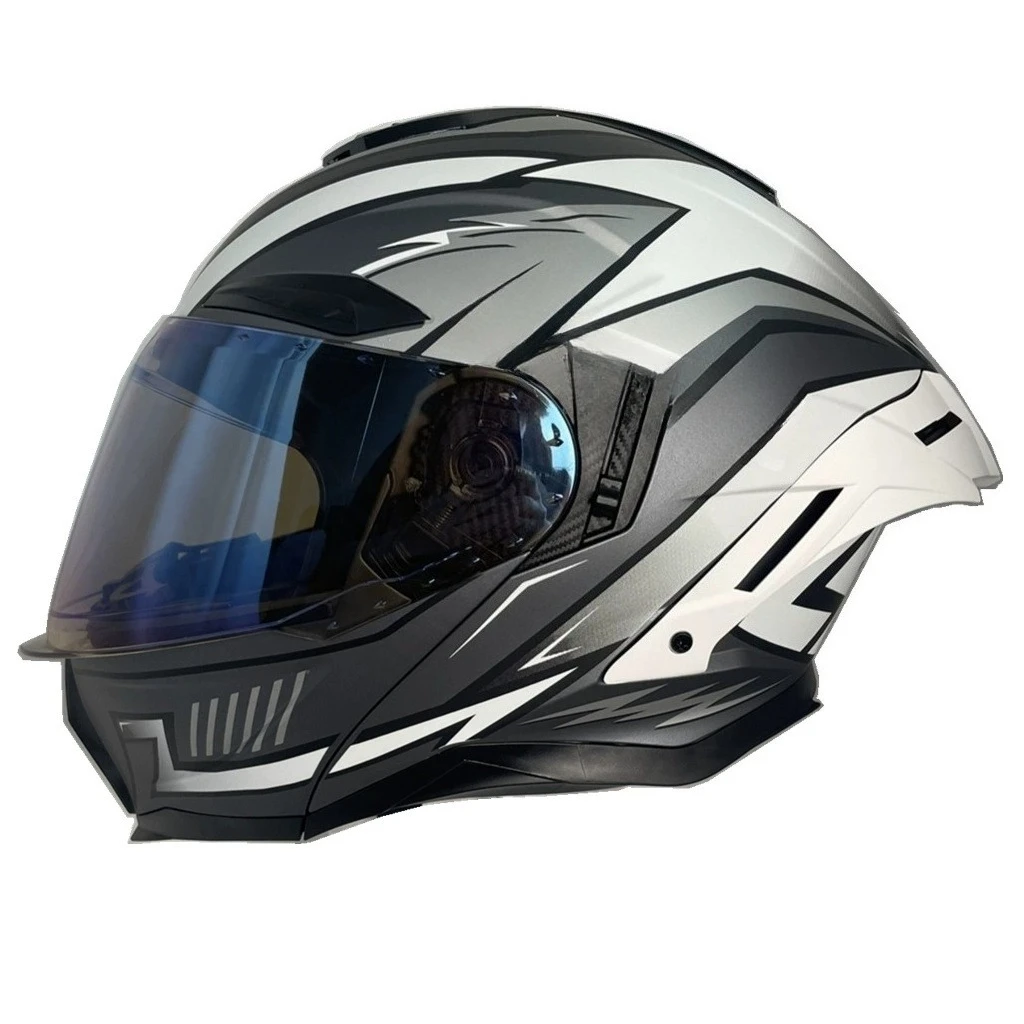 

Motorcycle Helmet Full Face for Men DOT ECE Cerfitified ABS Shell Motorbike Helmet with Inner Sun Visor Para Moto