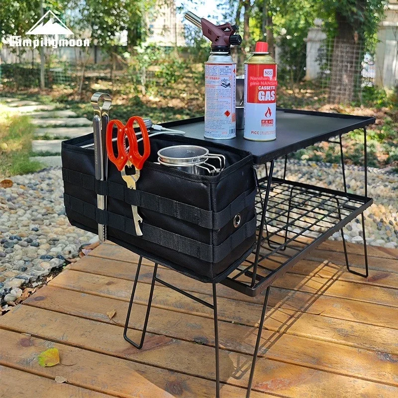 

Foldable Table Side Hanging Bag with Side Insertion Bag Outdoor Camping Equipment Storage Bag