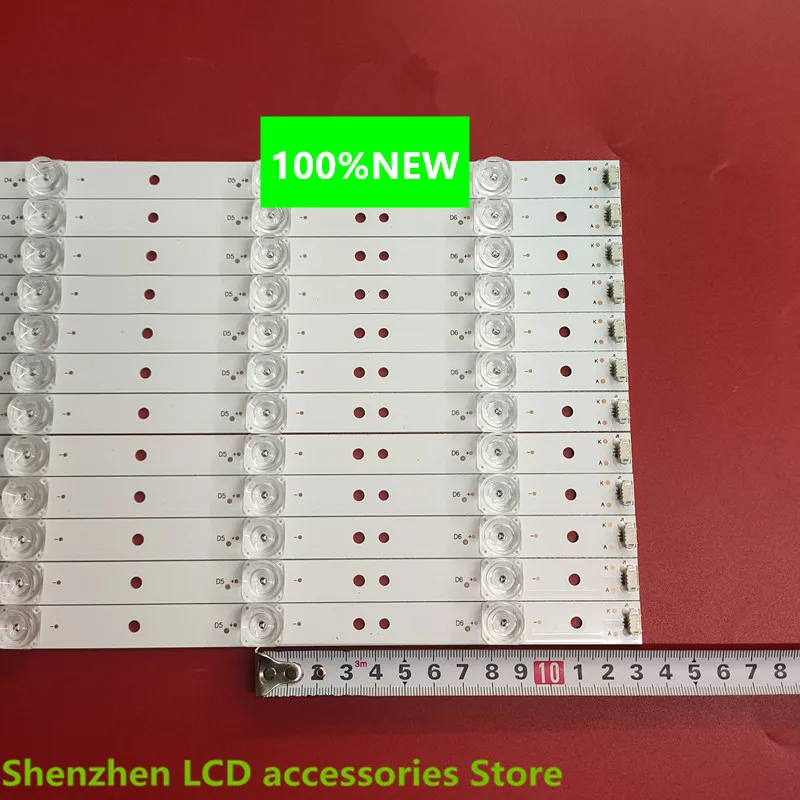 Striscia di retroilluminazione a LED PER Capelli 50A6 LE50U51A LT-50C550 V500HJ1-PE8 30350006205 LED50D06-ZC14AG-01 6LED 3V 495 MILLIMETRI 100% NUOVO