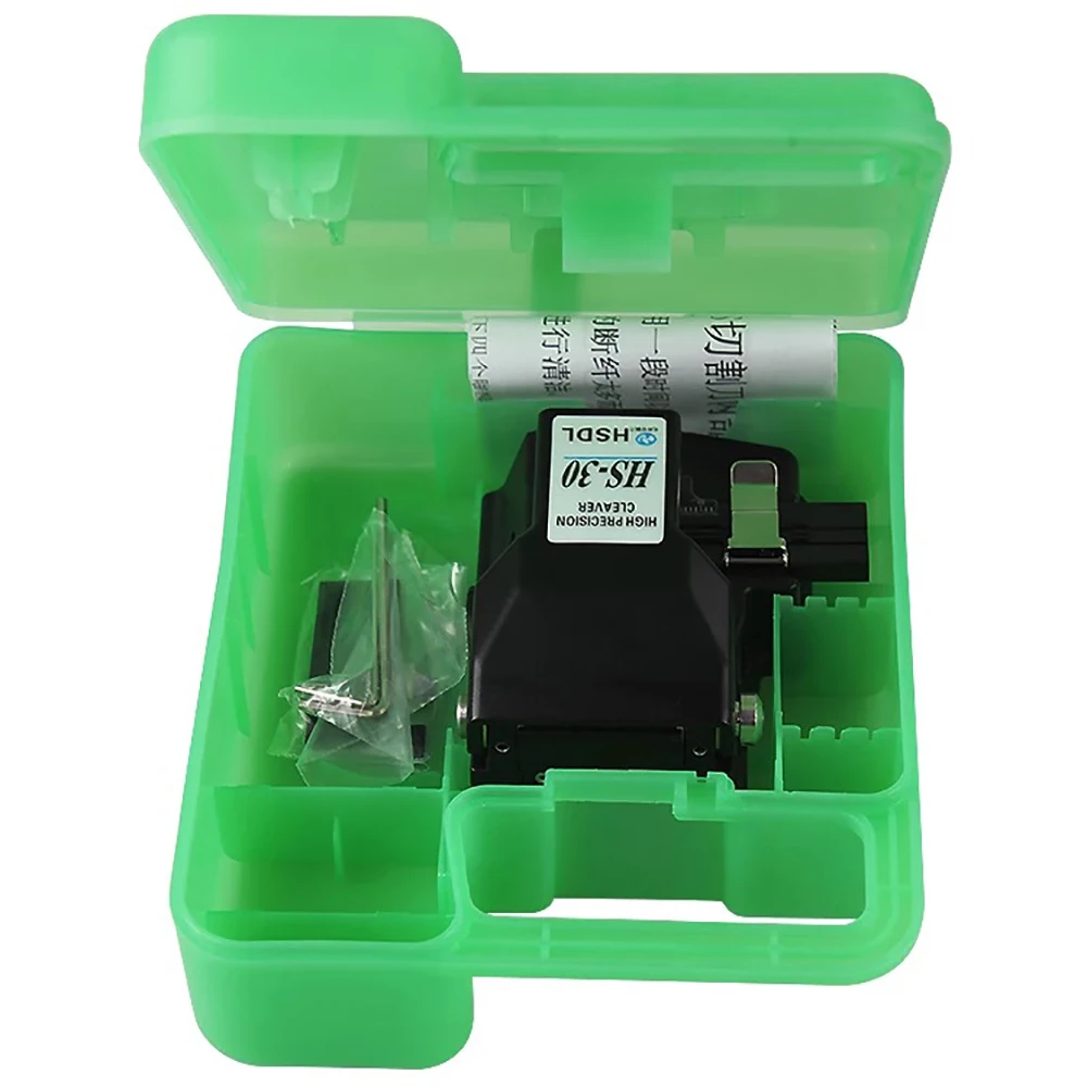 Imagem -02 - Ftth Alta Precisão Fibra Óptica Cutelo Ftth Substituir Fujikura Ct30 16 Lâmina de Superfície Hs-30 Cortador Made in China
