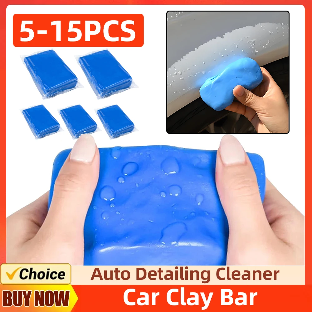 5-15 Pcs Car Cleaning Clay Bar Vehicle Detailing Magic Cleaning Mud Blue Auto Detailing Cleaner Auto Detailing Cleaner Tool