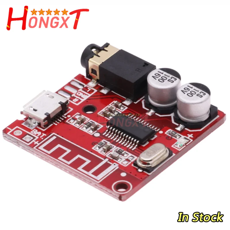 DIY Bluetooth Audio Receiver Board TYPE-C Bluetooth 5.0 MP3 Lossless Car Audio Decoder Board Wireless Stereo Music Module 3.7-5V