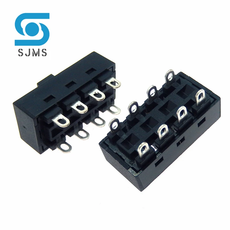 2PCS 12A 250V 3 Position 8 Pin Toggle Slide DIP Switch LQ-103H Hair Dryer Hot Cold Wind for JJ-15 Philips Flyco FH6218/20/21/31