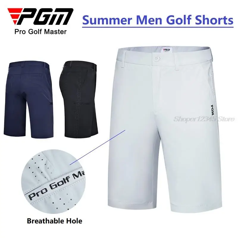 

Pgm Mens Golf Shorts Summer Breathable Mesh Shorts Man High Elastic Fit-Drying Short Trousers Cooling Golf Clothes XXS-XXXL