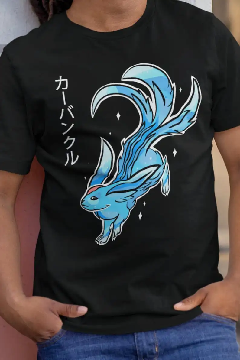 Blue Summoner's Carbuncle FFXIV Final Fantasy 14 Cute T shirt Fan Merch Men Women Unisex shirt