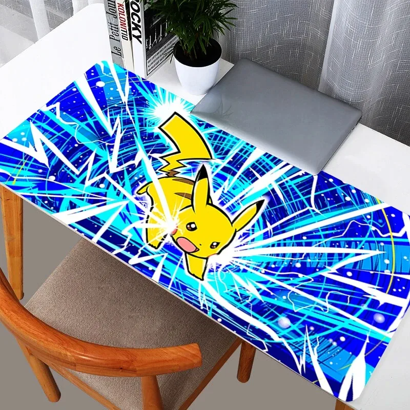 XXL Mouse Pads Gengar Anime Durable Carpet Laptop Pc Gamer Keyboard Mat New Mousepad Edge White Tassel Rubber Table Mat