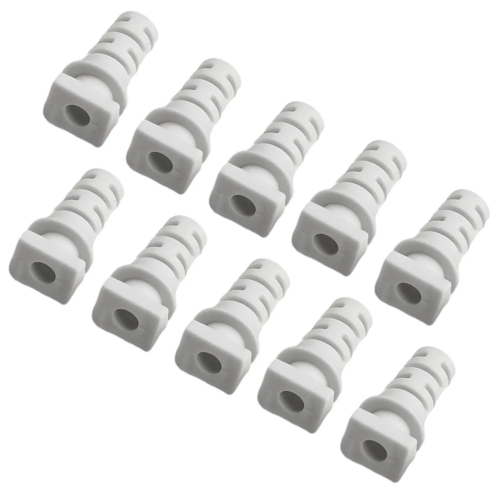 Pratical High Quality Nice Cord Protector Power Tool Connector Gland Rubber Strain Relief 10X 10pcs Black/white