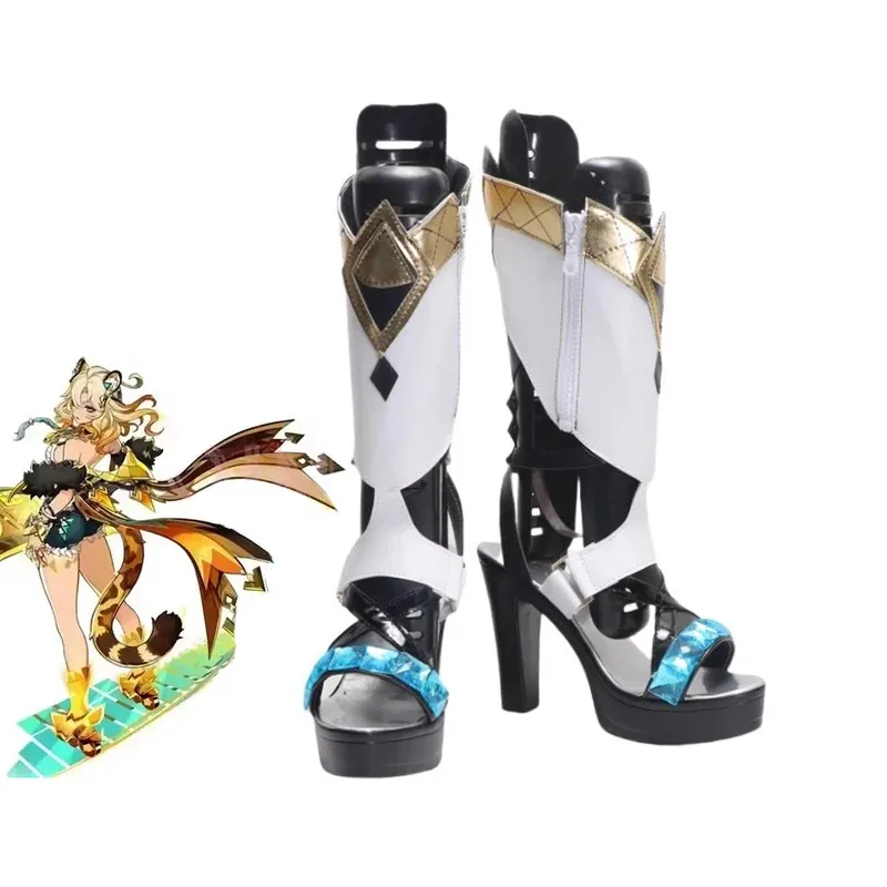 

NewGame Genshin Impact Xilonen Cosplay Shoes Party New Anime Chinese Style Halloween Party Costume Role Playing Props for Men Wo