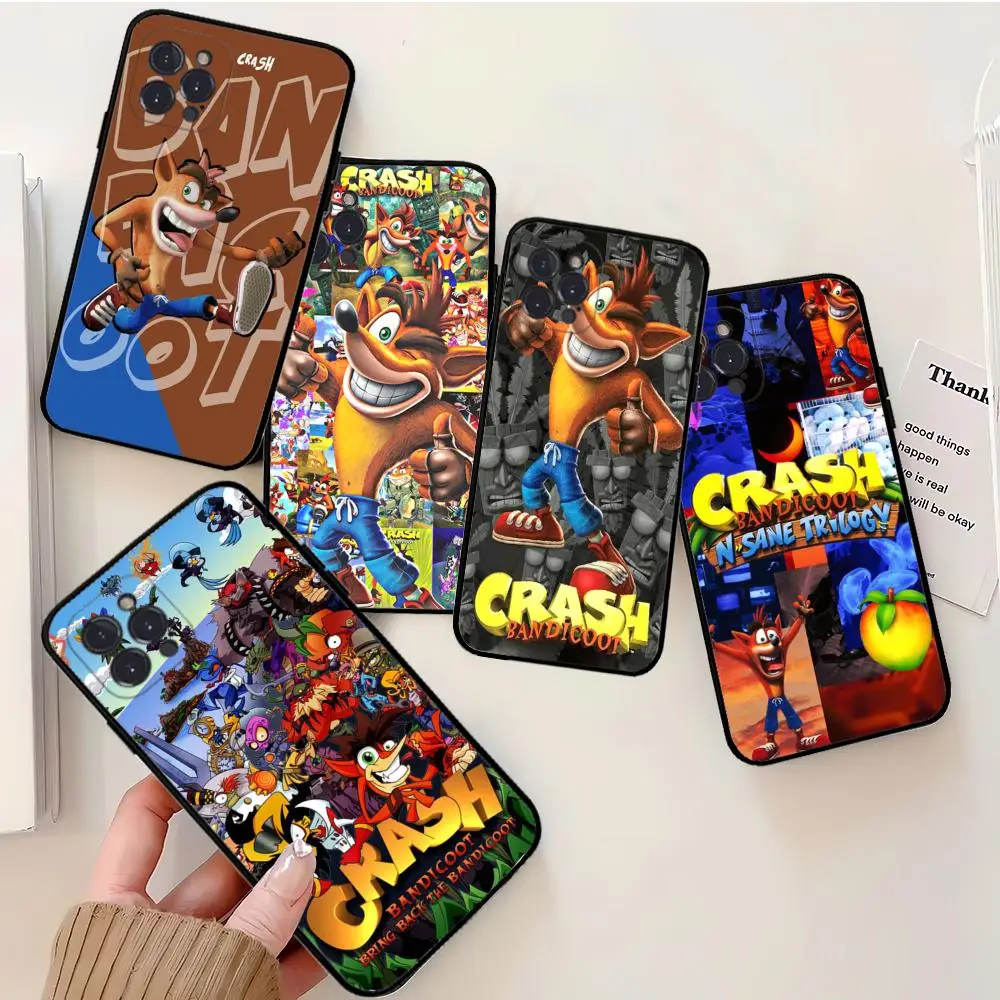 Crash Bandicoot Game Phone Case Silicone Soft for iphone 15 14 13 12 11 Pro Mini XS MAX 8 7 6 Plus X XS XR Cover