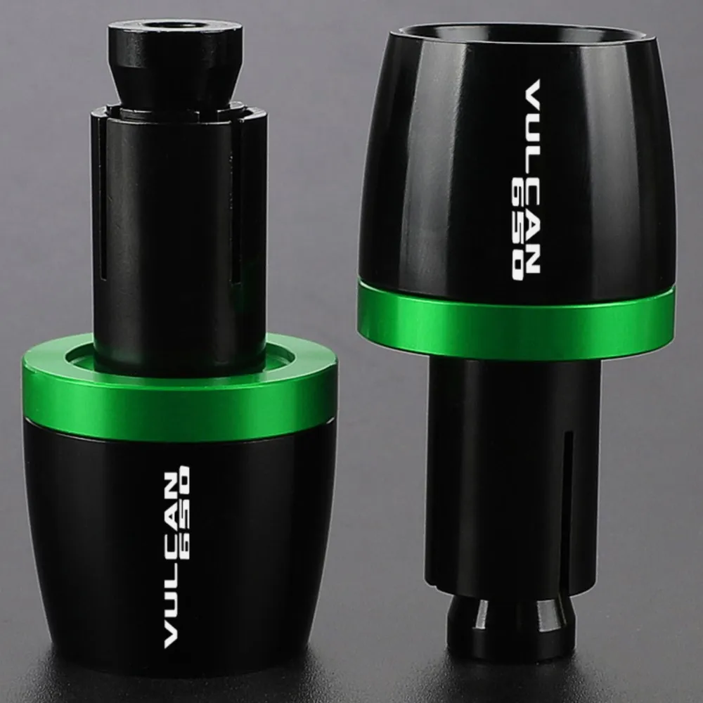 

Universal 2019 Handlebar Grips Bar Ends For KAWASAKI VULCAN650 2015-2020 Cap Counterweight Plug Slide 2018 2017 2016 VULCAN 650
