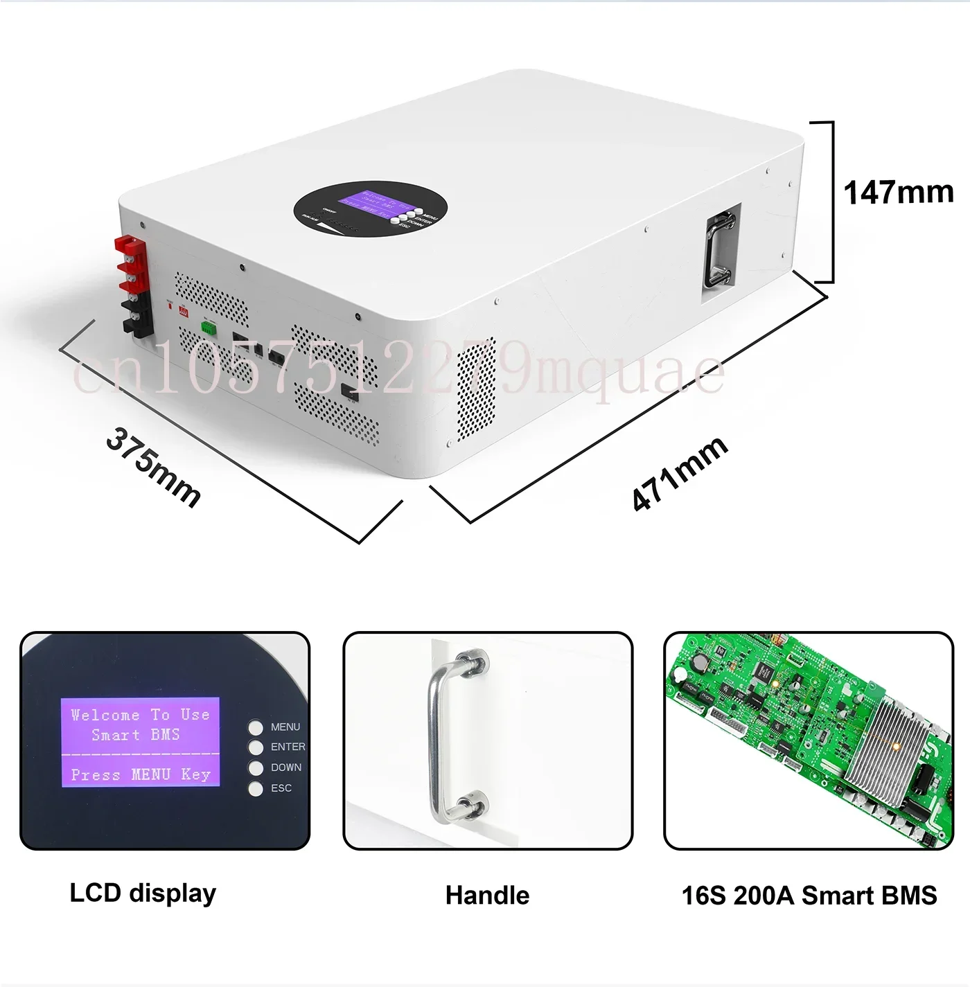 New Energy Solar Energy Storage System Lithium Ion Battery 48V Lifepo4 Battery 100Ah 200Ah 5Kwh 10Kwh Home Solar Battery