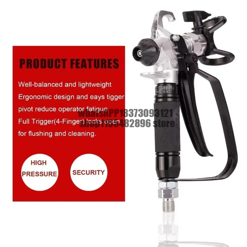 RONGPENG High Quality 3600PSI Airless Spray Gun With 517 Tip Nozzle And Filters 821 High Pressure Paint Gun For Sprayer Machine