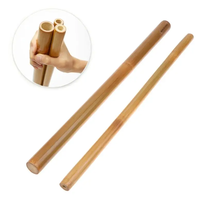 1 Stück Holztherapie Gua Sha Massagegerät Natürliche Bambus-Massagestäbe zur Muskelschmerz-Linderung Maderoterapia Schabewerkzeug – Detail 3