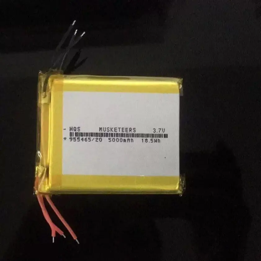 .。for 3.7V polymer 955465 lithium battery 65 * 54 * 19 mobile power bank battery full 10000mAh.。