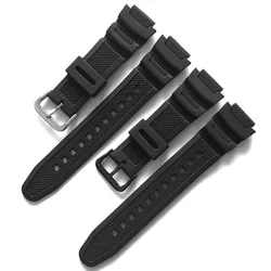 Sports Rubber Strap for Casio AQ-S810W S800 MRW-200 W735 752H Rubber Watch Chain Europe 18mm*25mm