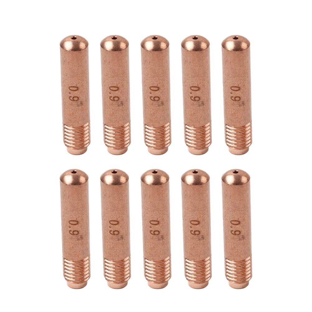 Contact Tip Copper Contact Tips Contact Tips 10 Pack Comfortable Welding Experience High Conductivity Copper DIY Welding