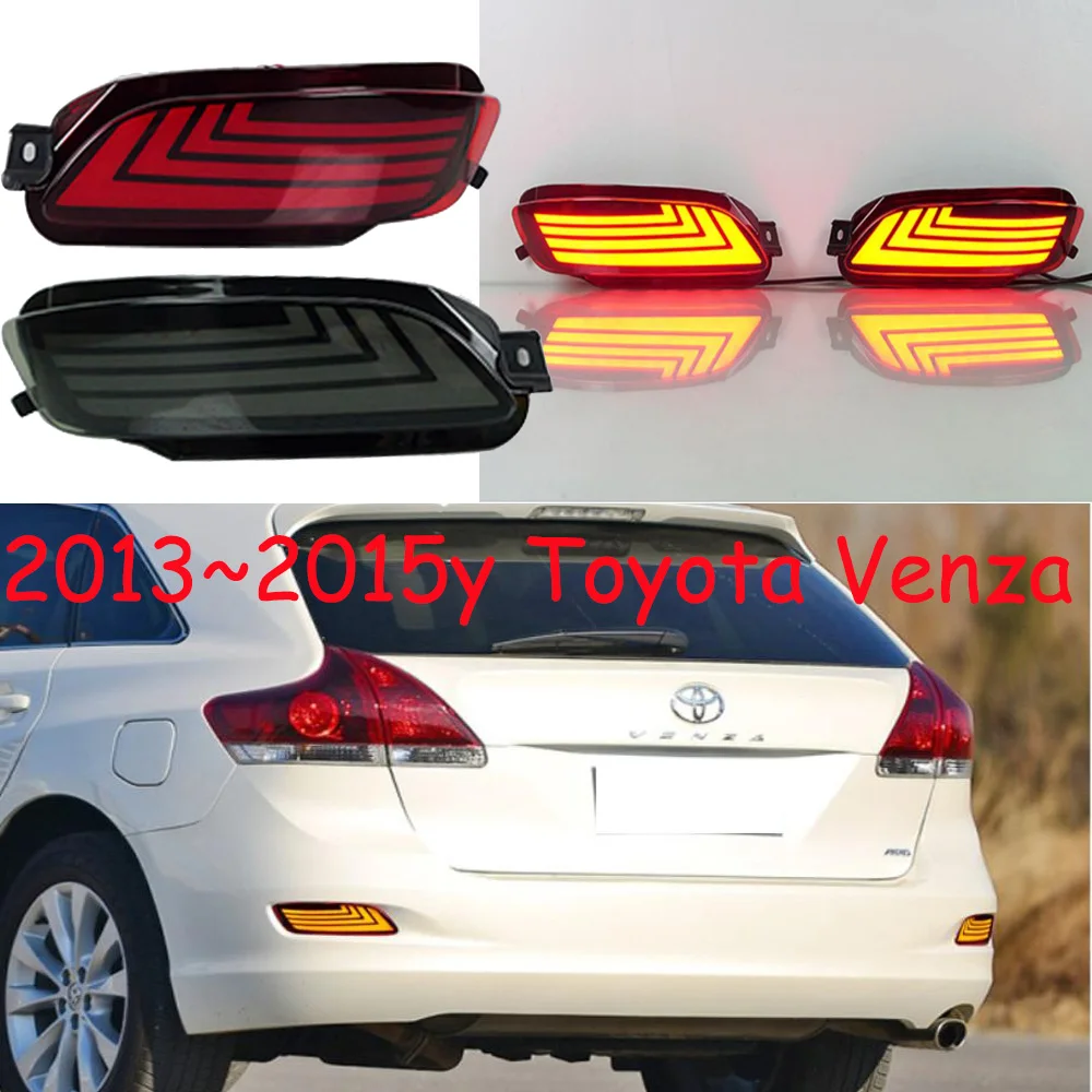 car accessories bumper tail light for Toyota Venza rear light taillight LED Reflector 2013~2015y Venza fog lamp