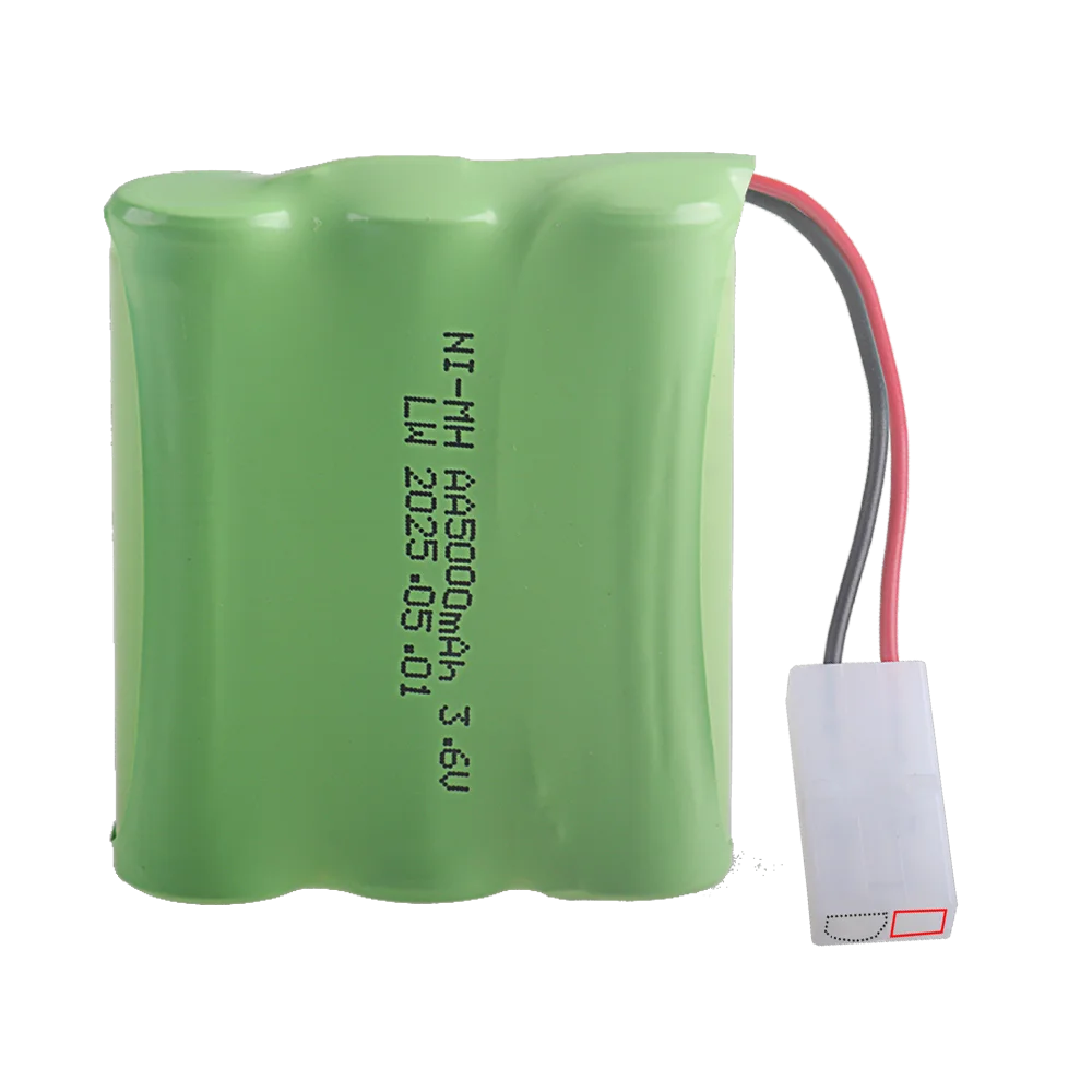 3.6V 5000mah Ni-MH Battery For RC Toys Cars Trucks Tanks AA 3.6v Rechargeable NiMH Battery Pack For Rc Boats