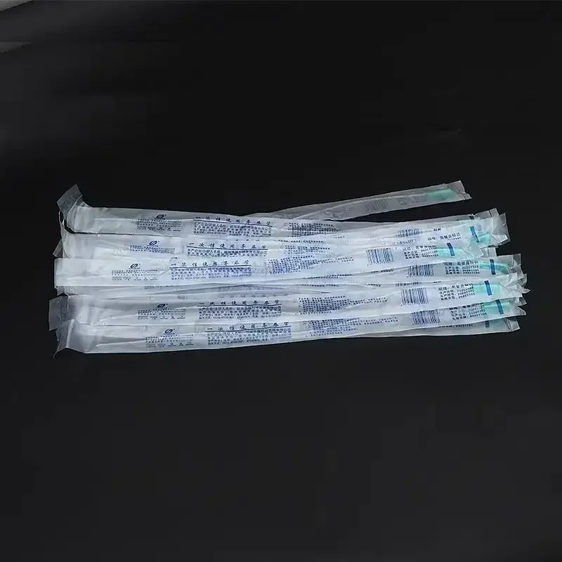100pcs F82.7/F10 3.3/F12 4.0/F14 4.7/F16 5.3mm Disposable Use PVC Catheter Sterility Individual Packing Fast Shipping