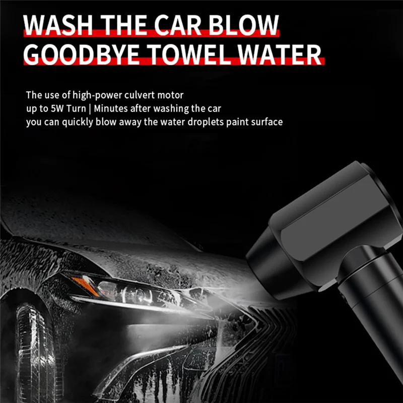 ABYO مروحة منفاخ عنيف مروحة تربو صغيرة 52 مللي متر محرك بدون فرشاة محمول 80000 دورة في الدقيقة 4 التروس مروحة قناة صناعية 2500Ma #3