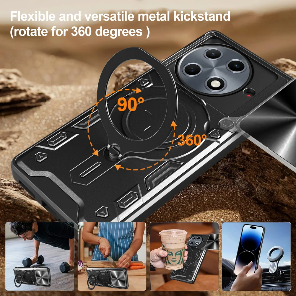 حافظة حماية للكاميرا الدائرية المعدنية لهاتف Tecno Camon 30s Pro Camon 30S 30 40 Premier Camon40 Pro غطاء حامل دوار