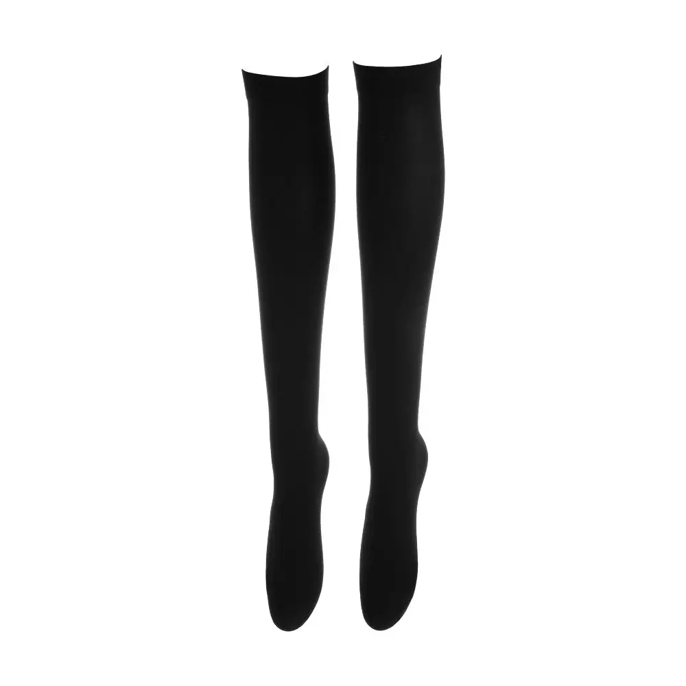 Высококачественные непрозрачные эластичные женские носки, чулки выше колена