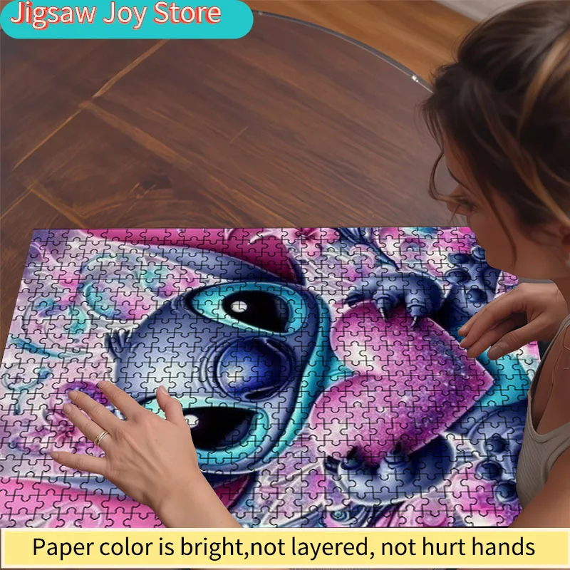 จิ๊กซอว์รูปหัวใจขนาดใหญ่ 1,000 ชิ้น เหมาะสำหรับเด็ก - 1,000 ชิ้น พร้อมเทคโนโลยีป้องกันรอยขีดข่วน ลายเย็บหลากสีสันสดใส