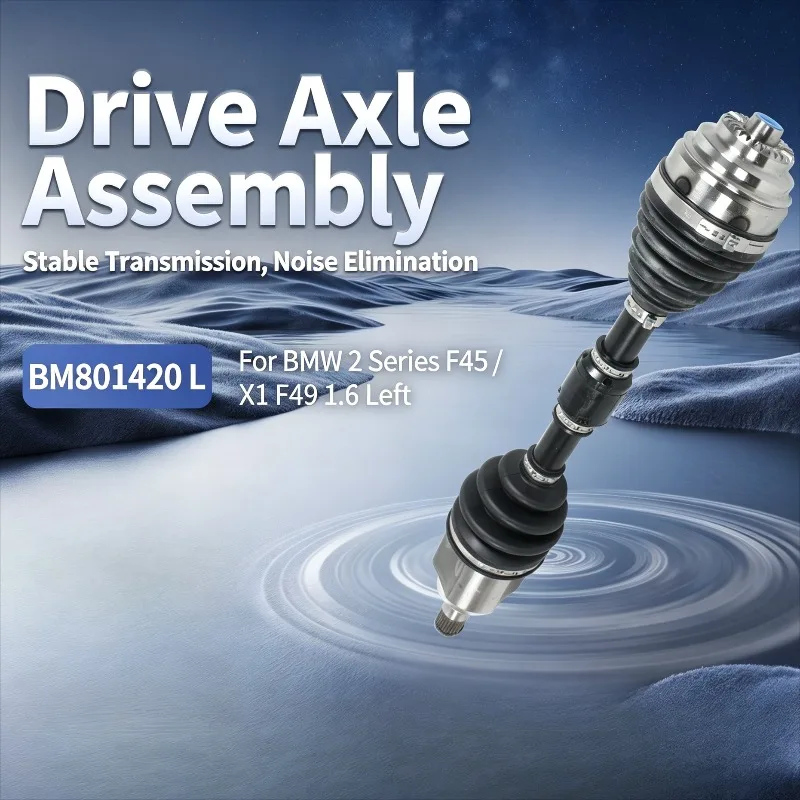Left CV Axle Drive Shaft Compatible with BMW 2 Series F45 X1 F49 1.6 1.8 Car Transmission Replacement Part