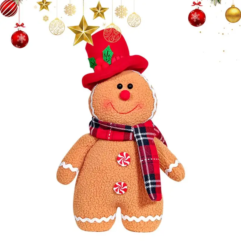 Christmas Gingerbread Man Doll Creative Doll Ornaments Christmas Decorations Scene Decoration Hotel Mall Props New Year Supplies