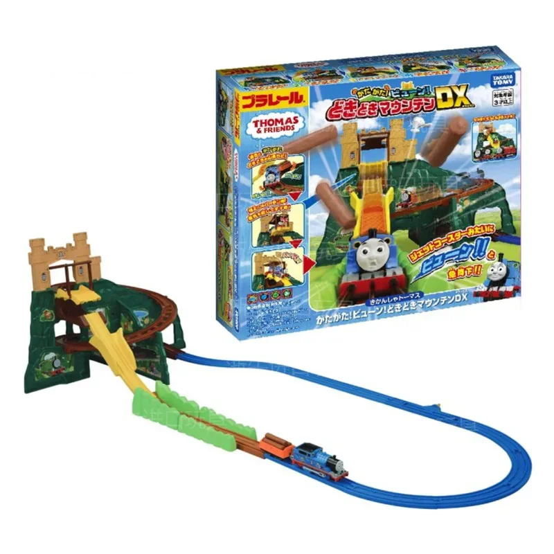 TAKARA TOMY Pule Road Scene Deluxe Cave set Thomas Train tracks, educational toys for boys, holiday birthday gifts for children