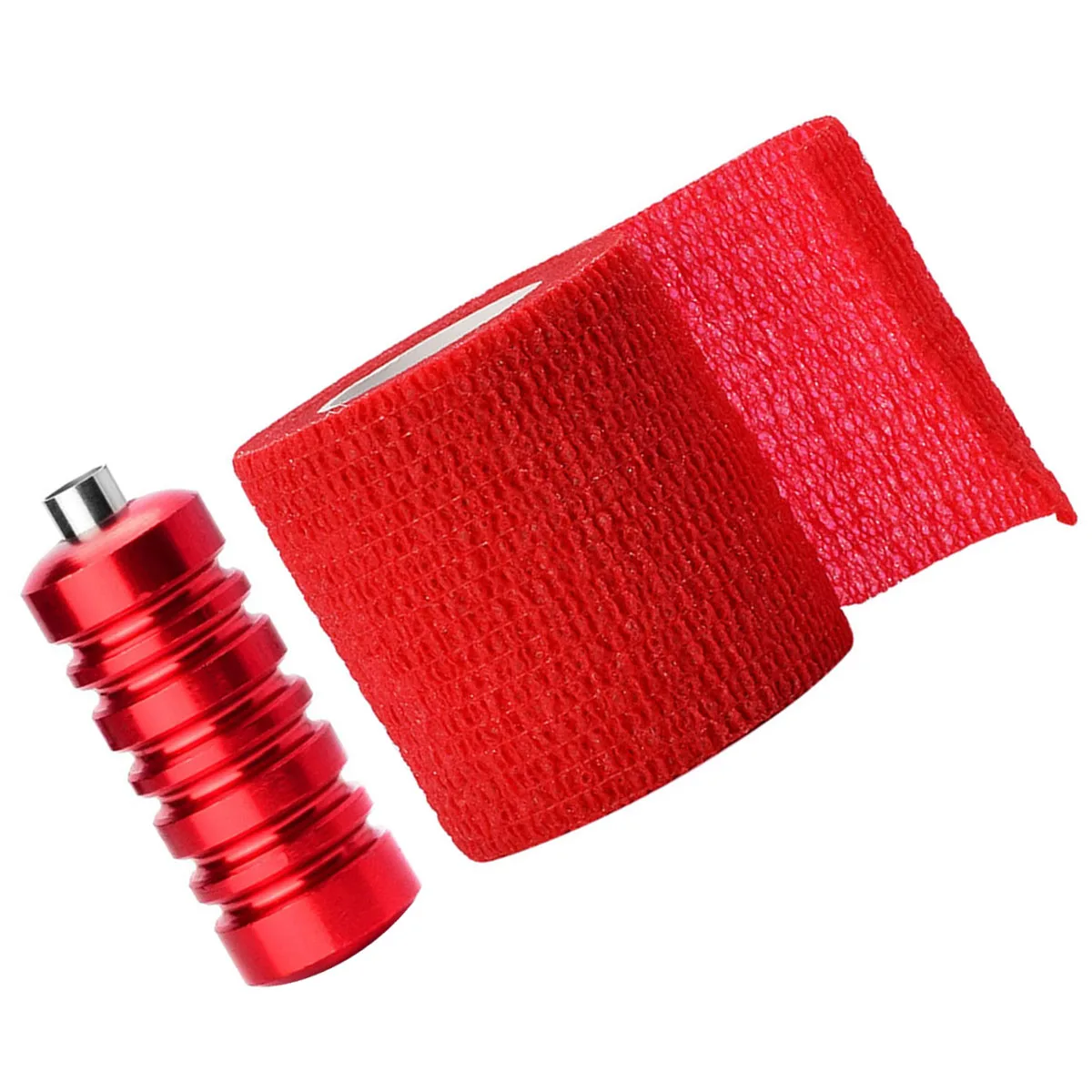 

1 Set Aluminum Tattoo Machine Grip S-Resistant Non-Woven Comfortable Lightweight Adjustable Grip Tube For Body Art Shader