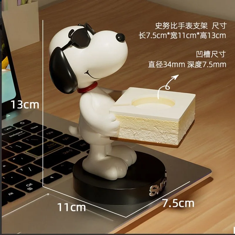 Anime Snoopy Apple Watch Charger Stand Cute Figure Charger Base Ornament Friend'S Birthday Gifts